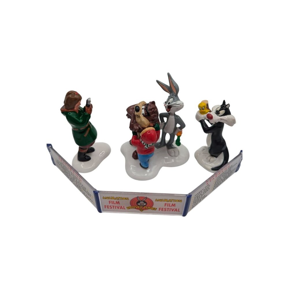 Department 56 Snow Village The Looney Tunes Animation Film Festival - Thumbnail 2